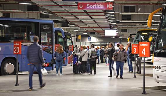 Alta aceptación de los viajeros de la estación de Girona