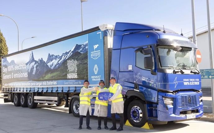 El primer Renault Trucks E-Tech T de España ya está rodando