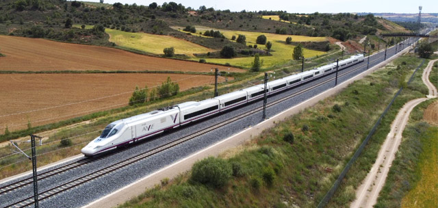 El coste de la alta velocidad en España, muy contenido