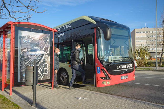 Arriva realiza pruebas con el Volvo eléctrico en Alcorcón