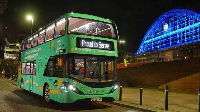 El doble piso eléctrico de Stagecoach mejora la calidad del aire