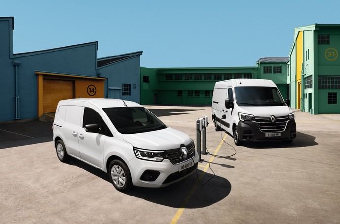 Renault renueva su gama de vehículos industriales ligeros totalmente eléctricos