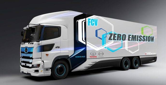Proyectos en marcha para impulsar los camiones de hidrógeno en Japón