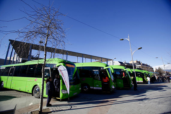 El CRTM decide reforzar la línea de autobuses interurbanos 691 Madrid-Valdesquí