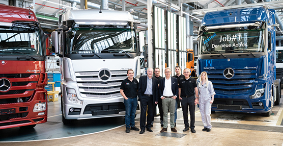 Comienza la producción en serie del Actros de Mercedes-Benz Trucks en Wörth