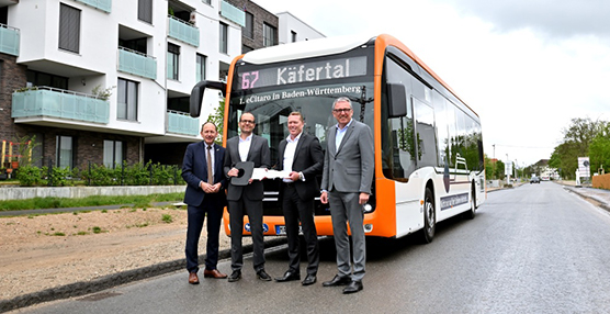 Rhein-Neckar-Verkehr adquiere tres autobuses Mercedes-Benz eCitaro