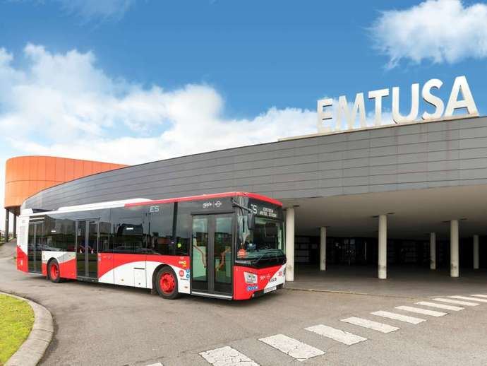 Emtusa Gijón se refuerza con siete nuevos autobuses cero emisiones