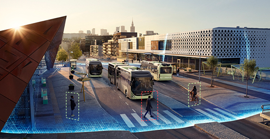 Más capacidad y menos ruido: Volvo presenta un autobús eléctrico articulado