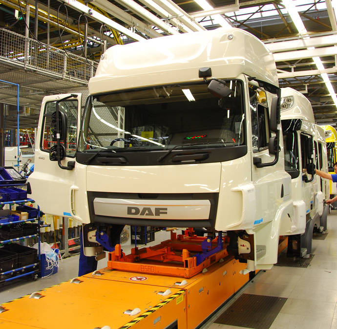 DAF invierte 200 millones euros en planta de cabinas de Westerlo