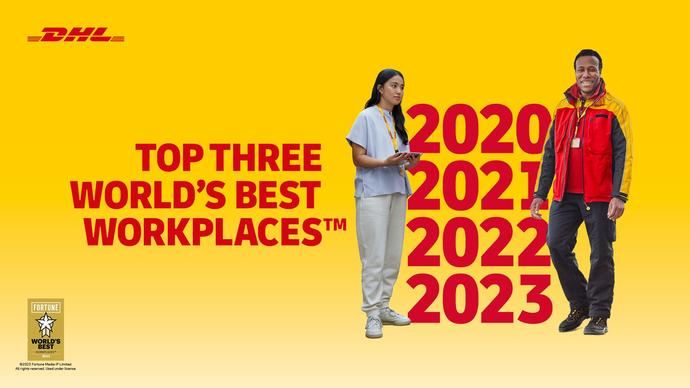 DHL Express, de nuevo entre las tres mejores empresas para trabajar