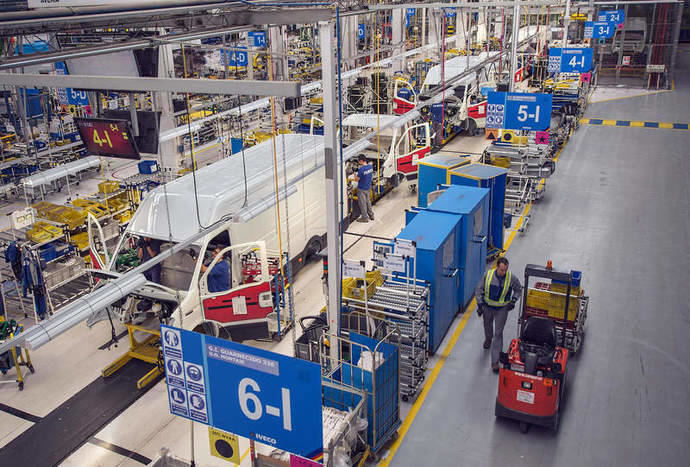 Cae la producción de vehículos industriales en España: 18,2% menos en septiembre