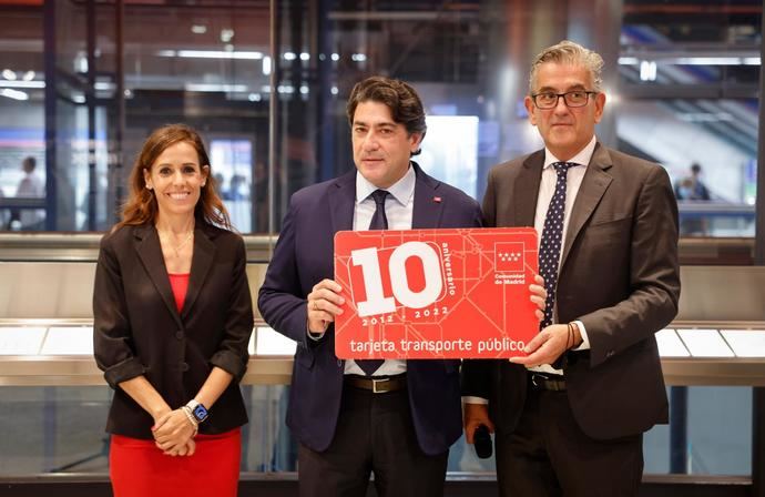 Madrid celebra el 10º aniversario de la Tarjeta de Transporte Público