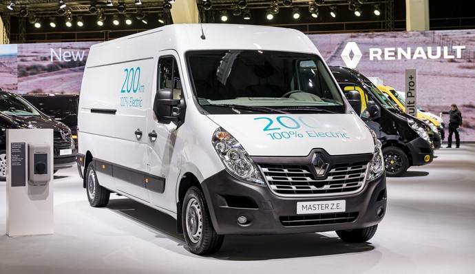 Renault presenta el nuevo gran furgón Master Z.E. 100% eléctrico