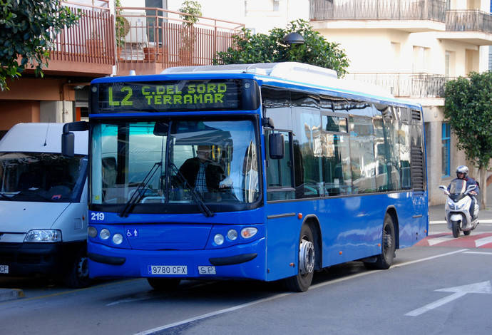 Un autobús urbano.