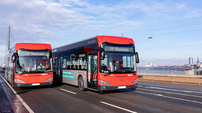 Rheinbahn ya cuenta con sus primeros Irizar 100% eléctricos