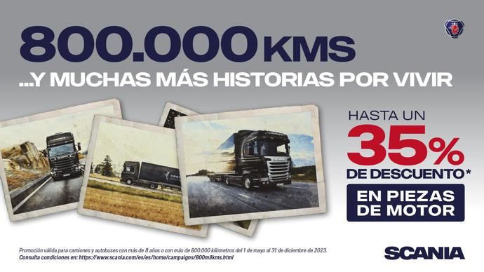 Scania 'mima' a sus vehículos que acumulan un mayor recorrido