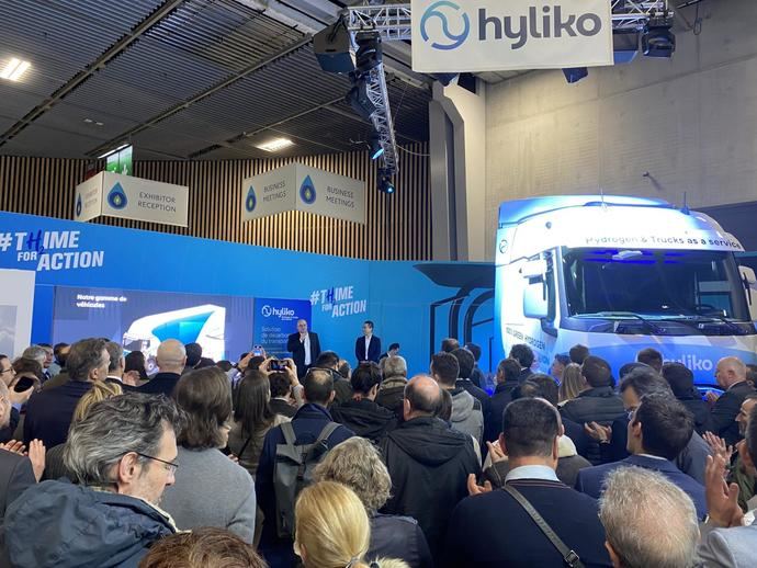 La plataforma Hyliko presenta su primer camión de hidrógeno de 44 toneladas