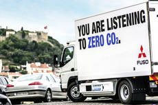 Los camiones Fuso Canter E-Cell son probados en Portugal 