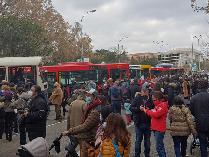 La EMT de Madrid presume de historia al inicio de su 75º aniversario