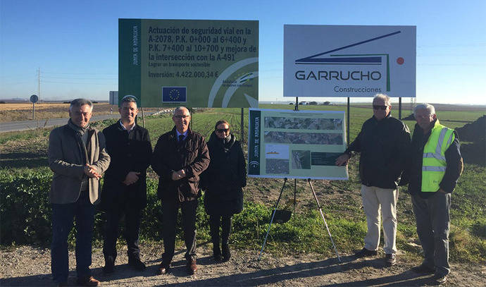 Obras de mejora en carretera une Rota y Jerez de la Frontera