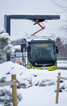 Los primeros buses Volvo eléctricos llegan al Círculo Polar Ártico