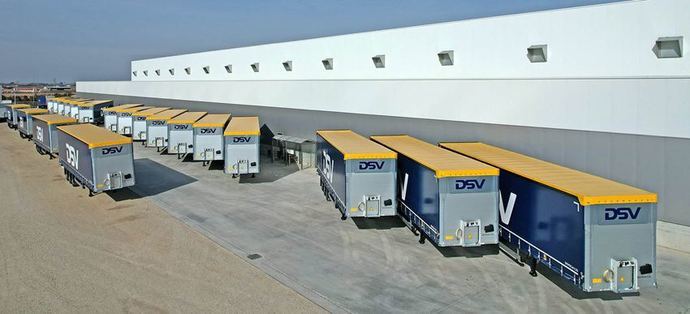 DSV Road Spain adquiere 160 megatrailers de Schmitz Cargobull