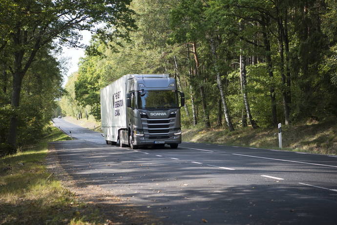 Un Scania R 500, como el que ganó el ‘Green Truck Award’.