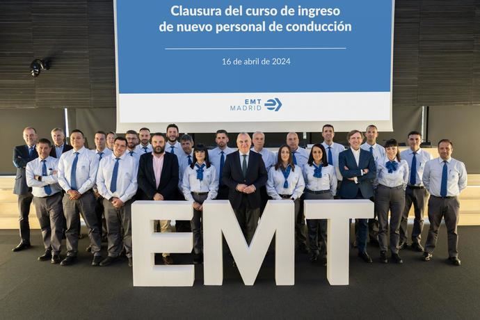 EMT Madrid sigue creciendo: nuevos conductores en su plantilla