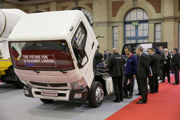 El Canter E-Cell se convierte en centro de atención en la feria ‘Freight in the City’ de Londres