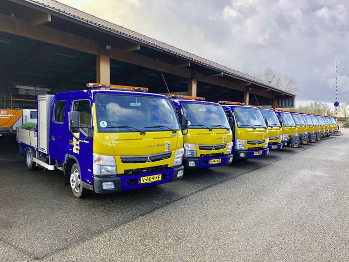 Fuso vende 12 Canter al municipio neerlandés de Houten