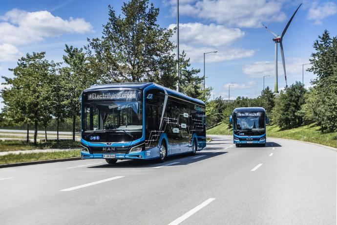 MAN se convierte en el líder de buses eléctricos en Europa: ¡780 matriculados!