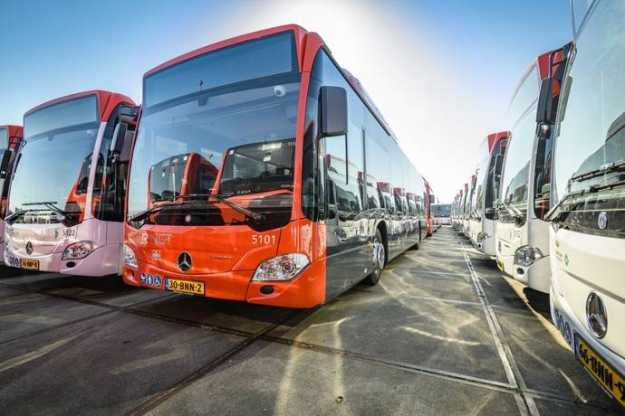 EBS recibe 93 autobuses híbridos Mercedes-Benz Citaro en Holanda