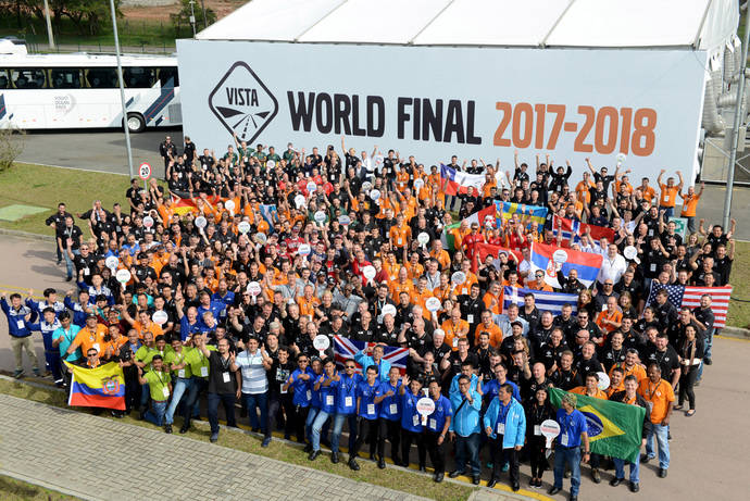 Participantes de la ronda final de Volvo Vista, en Curitibia, Brasil