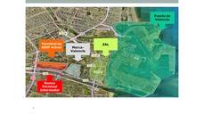 Plano de situación de la intermodal Fuente de San Luis.