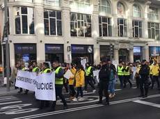 Protesta en Madrid.