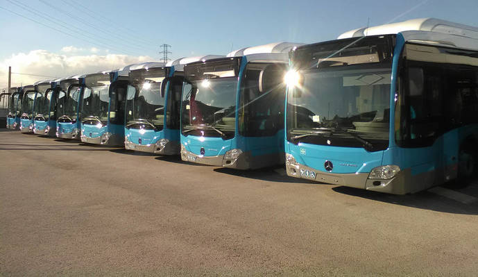 Madrid refuerza los autobuses este fin de semana