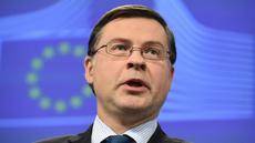 Valdis Dombrovskis, vicepresidente de la Comisión Europea.