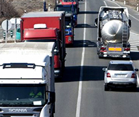 Los transportistas gallegos del carbón siguen con sus protestas