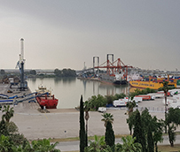 El tráfico de buques con carga de proyecto crece un 312% en Sevilla