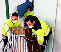 Transfesa colabora en el transporte de material sanitario