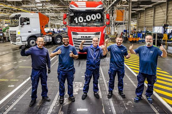 DAF alcanza los 10.000 camiones producidos de Nueva Generación