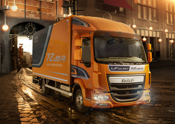 Nuevo camión de distribución LF Silent de DAF.