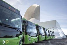 Autobuses de la flota de Titsa