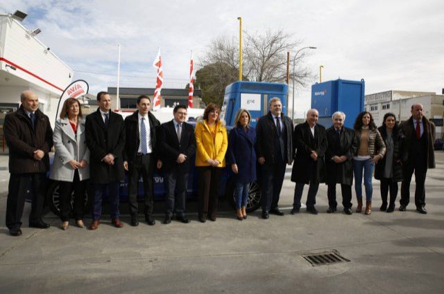 Fiat Professional acude a la inauguración de una gasinera en Toledo