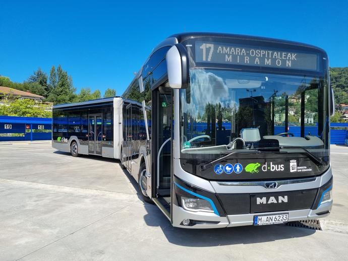 Dbus prueba un autobús de MAN 100% eléctrico de 18 metros