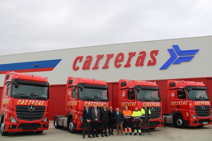 Carreras Grupo Logístico adquiere 20 camiones Mercedes-Benz Actros L