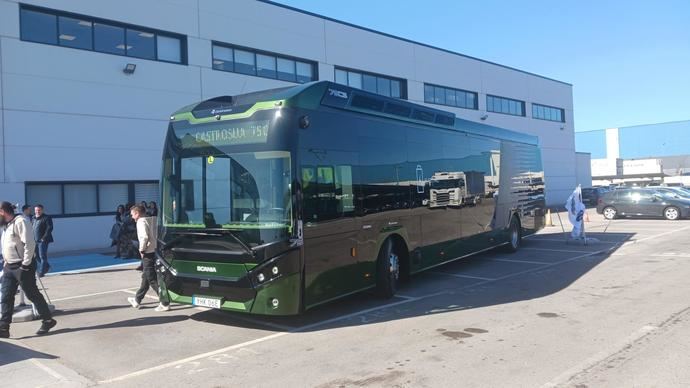 Castrosua y Scania: una combinación ‘eléctrica’ para el suburbano