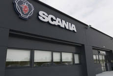 El concesionario de Scania en Asturias.