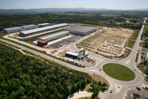 Vista aérea del CIM La Selva-Girona.