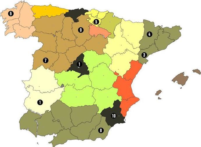 El gasóleo barato se reparte por toda España